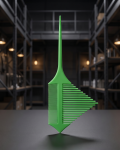 Grzebień 3D do pasemek i balejażu ze szpikulcem – zielony.jpg