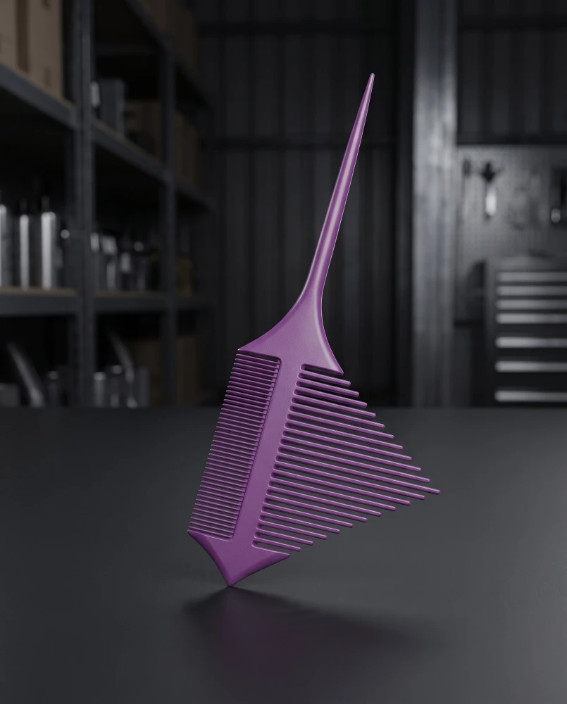 Grzebień 3D do pasemek i balejażu ze szpikulcem – fioletowt.jpg