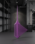 Grzebień 3D do pasemek i balejażu ze szpikulcem – fioletowy 2.jpg